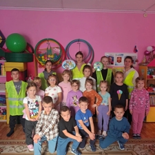 Отряд ЮИД лицея в детском садике