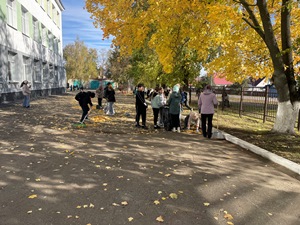 Субботник в лицее 